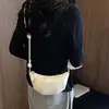 Bolsa feminina 2026 modelo novo primavera-verão, bolsa pequena transversal versátil, bolsa de chifre nicho, bolsa transversal de ombro estilo bolinho