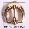 Diámetro Interior 11mm Hebilla en Forma de D Semicircular Bronce Antiguo Cepillado Sandalias de Cuero para Hombre Sandalias de Cuero Hebilla Venta al por Mayor Sandalias de Mujer Hebilla