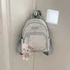 Nueva Mochila de Moda Coreana Estampada con Patrón de Gato para Estudiantes de Secundaria y Estilo Padre-Hijo, Bolsos de Mujer al por Mayor