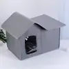 Casa para Perros para el Hogar al por Mayor, Casa para Gatos Callejeros al Aire Libre, No se Derrumba Fácilmente, Cálida, A Prueba de Viento, Impermeable, Almacenamiento Conveniente, Extraíble y Lavable
