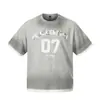 Jia Yiku 2026 Nueva Camiseta de Algodón Puro de Manga Corta Estilo Americano de Marca de Moda Falsa de Dos Piezas Camiseta Deportiva Personalizada con Inyección de Tinta para Hombre