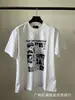 Erd Melancólico Rico Segunda Generación Estampado de Letras Viejo Holgado Retro Vintage Camiseta de Manga Corta para Hombre y Mujer Tendencia Verano