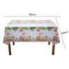 Coleção de 100 toalhas de mesa para festa Festa de aniversário descartável pe retangular piquenique aniversário decoração toalha de mesa de plástico