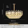 Candelabro de Cristal para Restaurante Posmoderno, Lámpara de Sala de Estar de Alta Gama, Dormitorio de Villa, Sala de Exposiciones, Candelabro de Cristal de Lujo para Vestíbulo