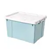 Caja de Almacenamiento de Plástico Transparente Engrosado Extra Grande Gran Capacidad Ropa Edredón Juguetes Caja de Almacenamiento Caja Organizadora Caja de Almacenamiento