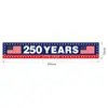 Bandera Americana Conmemorativa Transfronteriza del 250º Aniversario Venta al por Mayor Diseño de Atmósfera de Patio Decoración Patriótica Bandera para Jardín Exterior