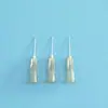 Aguja dispensadora de acero inoxidable con punta plana para inyección industrial de pegamento, adecuada para máquinas dispensadoras de pegamento, aguja de punta plana para pegamento de acero plástico