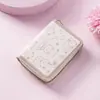 Bolsa de Cartão Fofa Feminina Grande Capacidade Ultra Fina Multi-cartão Pequena Carteira de Cartão Bolsa para Guardar Carteira de Motorista Porta-moedas Portátil