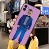 Adecuado para iPhone 15 Funda para teléfono con diseño de niños gordos, divertida y linda