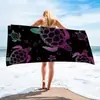Toalla de playa de terciopelo de un solo lado europea y americana de Amazon toalla de baño de playa de microfibra con impresión transfronteriza toalla de baño para adultos toalla de playa
