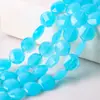 Nuevos accesorios de joyería DIY cuentas de vidrio cortadas oblatas de 12 mm color 20/bolsa accesorios para pendientes