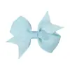 Pinza para el cabello de lazo de color sólido de Amazon transfronterizo, clip lateral para bebé, diadema para bebé de cola de milano para niños, venta al por mayor
