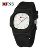 Relojes Transfronterizos Oufanni para Hombre y Mujer Deportivos Impermeables Cuadrícula Octagonal Luminoso Reloj de Cuarzo Simple Delgado Reloj de Pulsera para Examen
