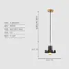 Luminária pendente de balcão de bar designer minimalista nórdico com design de mármore, luminária moderna simples e de luxo leve para sala de jantar e cabeceira