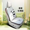 25 Cojines Nuevos para Asiento de Coche Invierno Rellenos Dibujos Animados Medio Paquete Fundas de Asiento para Mujer Lindos Panda Cojines de Asiento de Felpa Cálida