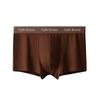 Calzoncillos tipo bóxer de algodón modal transpirable para hombre, shorts finos de grafeno de moda
