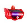 Suministro puntual de nueva luz de alarma solar con control remoto y sensor de cuerpo humano, alarma de seguridad antirrobo.