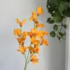 Flor Artificial Freesia Decoração de Parede de Fundo para Sala de Estar de Casa, Salão de Casamento Flor Artificial Freesia Flor Sino Trombeta