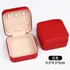 Caja de Joyería, Mini Caja de Almacenamiento, Pendientes, Pulseras, Caja de Costura Doméstica Compacta y Portátil, Bolsa de Almacenamiento para Joyería