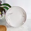 Cor de Esmalte Novo Estilo Prato de Frutas de 8 polegadas Prato de Cerâmica Fofo Desenho Animado Louça Fresca Criativa Prato Redondo Prato de Mesa Doméstico para Arroz