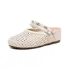 Sandalias Birkenstock de Moda sin Cierre para Mujer, Nuevo Estilo Verano 2026, Zuecos Versátiles con Tejido Hueco y Suela Gruesa para Uso en Exteriores