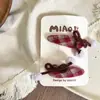 Nuevos Pasadores Geométricos para el Cabello, Gomas para el Cabello, Pasadores, Pinzas Laterales, Bandas Elásticas de Caramelo, Corazón, Estrella, Cuadros Retro para Niños