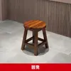 Mesas e Cadeiras para Lanchonete, Mesas e Cadeiras para Restaurante Lanchonete, Combinação de Mesa e Cadeira para Refeição Rápida, Mesa de Jantar de Madeira Maciça para Restaurante, Mesa Carbonizada