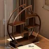Estante de Almacenamiento para Tazas de Té de Escritorio, Estante de Exhibición Multicapa para Uso Doméstico, Pequeña Decoración de Mesa de Té Estilo Chino, Estante de Almacenamiento para Juegos de Té