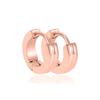Accesorios de acero inoxidable AliExpress para hombres y mujeres personalidad de moda hebilla de oreja de acero de titanio tendencia fabricantes al por mayor aretes dorados simples