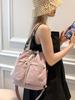 Bolso de Cubo con Cordón de Gran Capacidad Estilo Mori Harajuku Transfronterizo Bolso de Hombro de Nailon Moderno para Todo Combinación Bolso Cruzado para Mujer