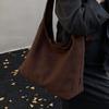 Bolsa Tote Diária Preguiçosa Feminina Outono 2025 Nova Relaxante Grande Capacidade Bolsa de Ombro Fashion e Mais Fácil de Combinar Bolsa de Axila
