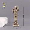Latão Puro Ornamentos de Mesa das Quatro Belezas Antigas Diao Chan Xi Shi Wang Zhaojun Yang Yuhuan Artesanato em Bronze Esculpido Ornamentos