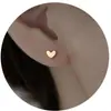 Brincos de Tarraxa Mini Coração Transfronteiriços da Amazon Pequenos Brincos de Tarraxa para Cartilagem Tragus Joias da Moda para Mulheres Presentes de Feriado