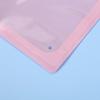 Saco Plástico Pet Ziplock Cor Pura Filme Brilhante Saco Autoadesivo para Cabo de Dados Fone de Ouvido Saco de Embalagem Selada para Intimidades