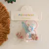 Linda atmósfera Clip para el pelo de niños de Navidad Cuerda para el pelo Súper lindo Simple Dulce Clip lateral Flequillo Muñeco de nieve Tocado