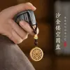 Nueva cadena para teléfono móvil estilo chino, colgante para teléfono móvil, llavero, colgante pequeño, decoración de bolso, accesorio cultural y creativo de alta gama