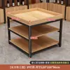 Gôndola ponta de gôndola balcão expositor vitrine prateleiras multicamadas supermercado loja de conveniência lanches frutas quadrado