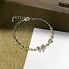 Pulsera Colgante de Lazo de Circonita Estilo Coreano para Mujer, Pulsera de Lujo Ligero de Gama Alta, Joyería de Diseño de Nicho a la Moda al por Mayor