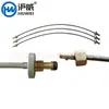 Mangueira de metal de aço inoxidável Mangueira de metal de aço inoxidável Conector de mangueira de metal de aço inoxidável 6 pontos Mangueira de metal de aço inoxidável