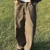 Calça de Trabalho Retro Americana 2026 Masculina Outono Novo Jeans de Perna Reta Solta Tendência Casual Calça Lenhador Gancho