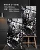 Azulejo Cerámico Guangdong Foshan 900x 1800 Azulejo de Placa Grande Negro Lujo Piedra Azulejo de Piso Mármol Negro Dorado Raíz Negra Flor Negra Dorada