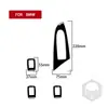 Adecuado para BMW X3 F25 F26 11-17 juego completo de interruptor de logo de volante interior de fibra de carbono negro piano