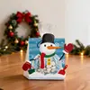 Caja de regalo de Navidad, Papá Noel, árbol de Navidad, bolsa de dulces, hornear galletas, bolsa transparente de OPP con cordón, caja de papel