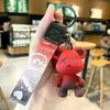 Chaveiro Criativo Urso Violento Gradiente Fofo Atacado Carro Casal Pingente de Chave Boneca Decoração de Mochila Chaveiro