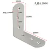 Soporte de ángulo de acero inoxidable clip de fijación de ángulo recto de 90 grados para mesas, sillas, estanterías, gabinetes, soporte de estante de hierro triangular tipo TL