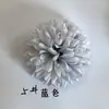 Cabeza de crisantemo de bola, flor de ping pong, decoración navideña, accesorios de material hecho a mano, flores artificiales simples para venta al por mayor de comercio exterior