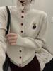Suéter Corto de Punto para Mujer Otoño Chaqueta Cardigan 2026 Nuevo Estilo Muy Elegante Top para Atuendo de Principios de Otoño