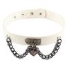 Gargantilla oscura europea y americana estilo punk, collar de amor, amo al mejor amigo del hombre, Fang Yiyi, mismo collar, accesorios de collar