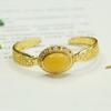 Pulsera de Cera de Abeja Natural Aiyu Pulsera de Ámbar Amarillo Joyería Estilo Étnico Fábrica Venta al por Mayor y Entrega S3112917