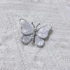 Broche de mariposa antifritilar de alta gama, alfiler de perla antiexposición, alfiler de ramillete en stock, fábrica, venta al por mayor, accesorios de ropa
